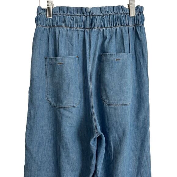 Zara Chambray Tapered Pants XS - Picture 5 of 8